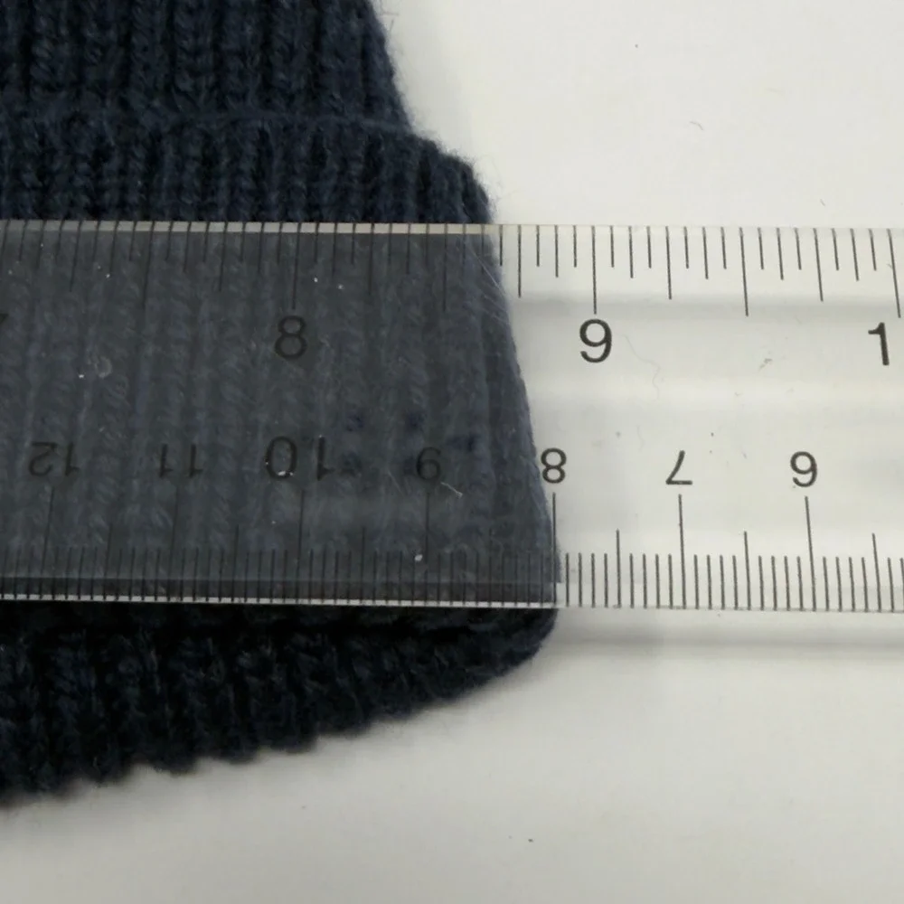 The North‎ Face Unisex Ribbed Beanie Navy Blue California Heritage Patch OSFM